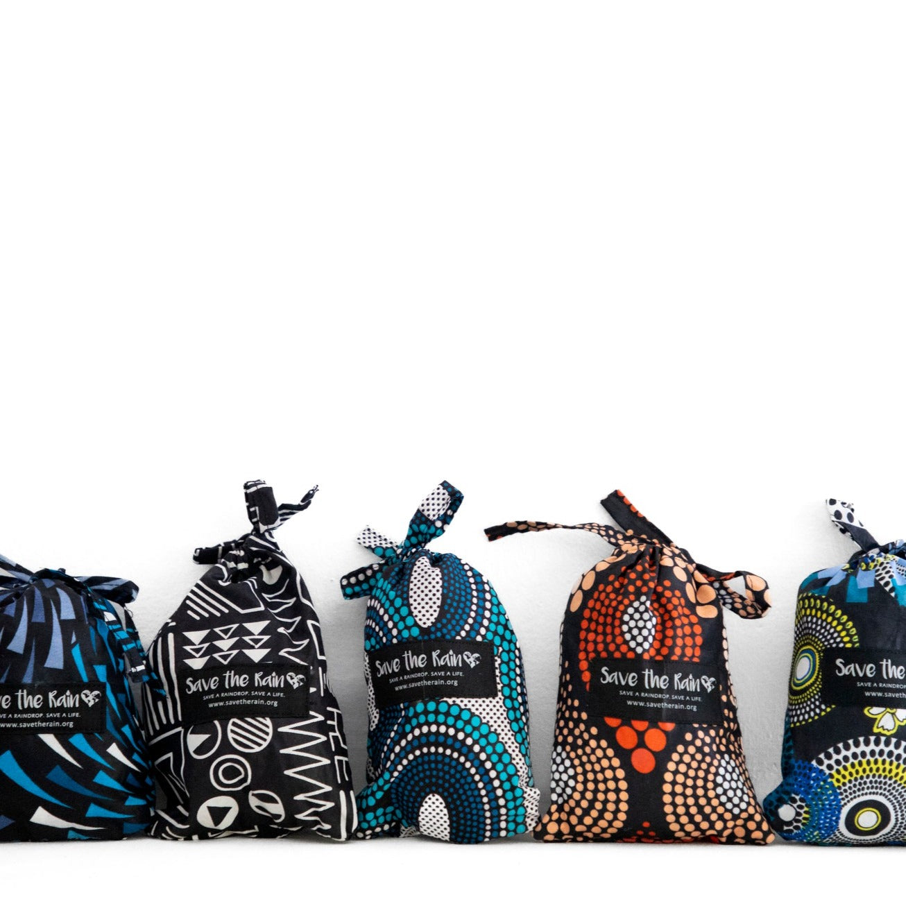 Compact Kitenge Tote Bag- "Mystery Bundle of 3 Totes"