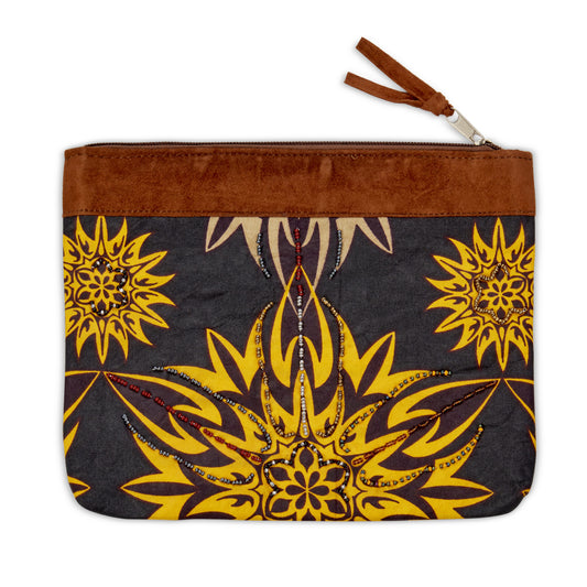 Zipper Pouch- "Dandelion"