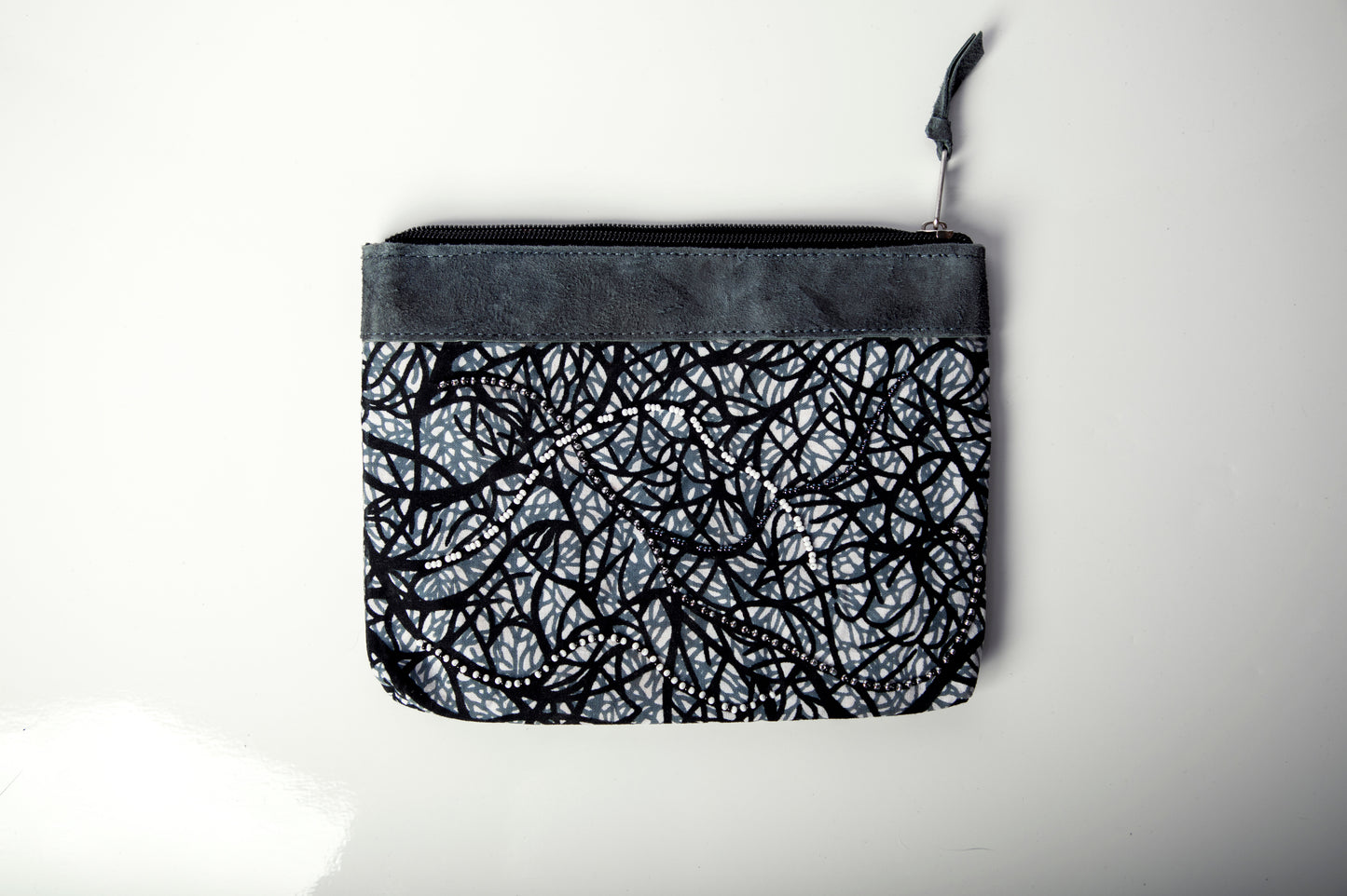 Set of Three Zipper Pouches - "Matawi"