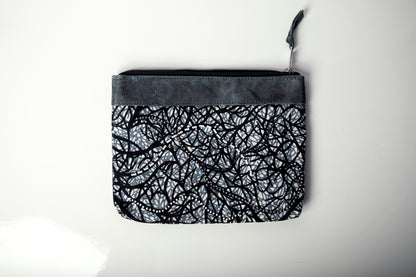 Set of Three Zipper Pouches - "Matawi"