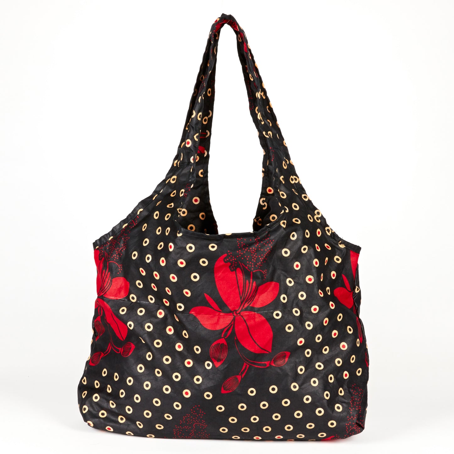 Compact Kitenge Tote Bag- "Lily"