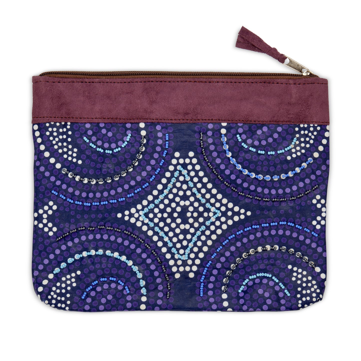 Zipper Pouch- "Grapes"