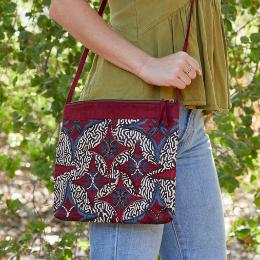 Crossbody Purse- "Berry"