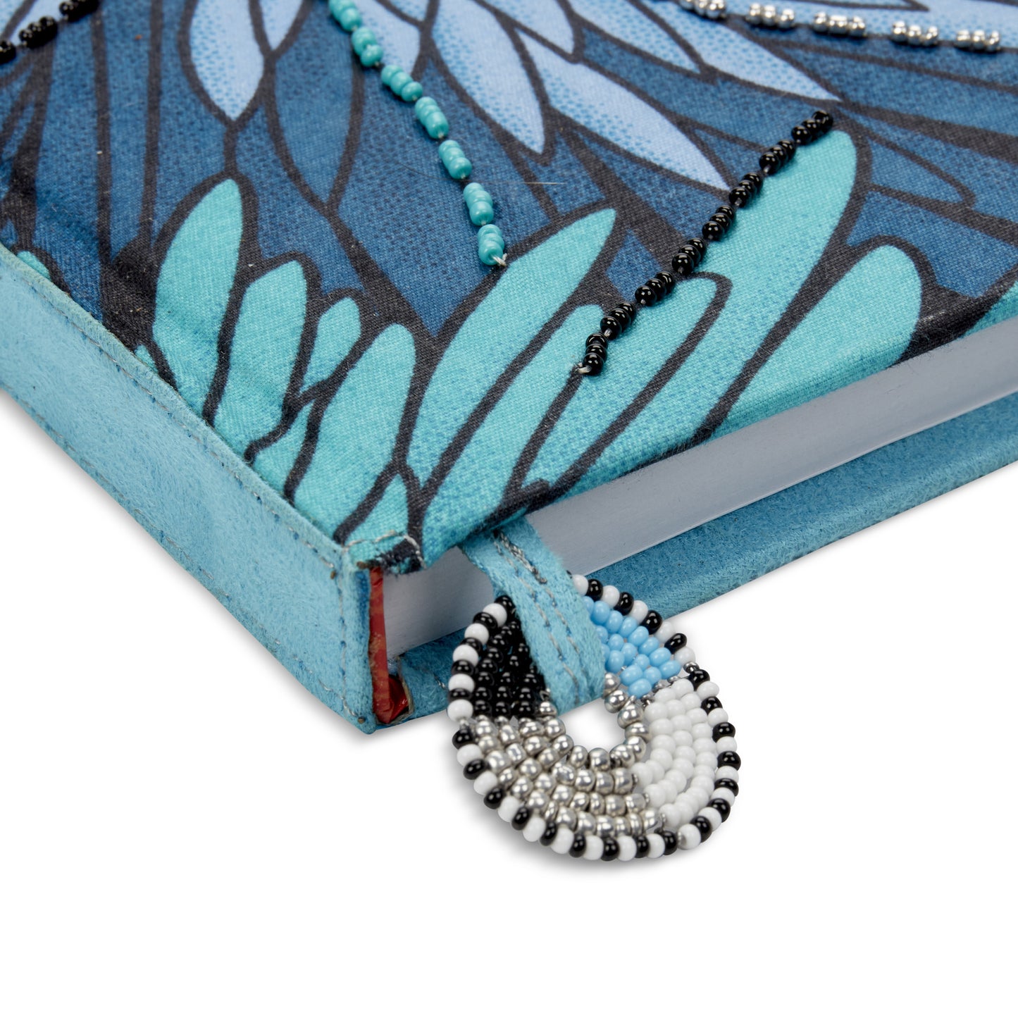 Notebook Wrapped in Kitenge Fabric, Medium- "Chrysanthemum"