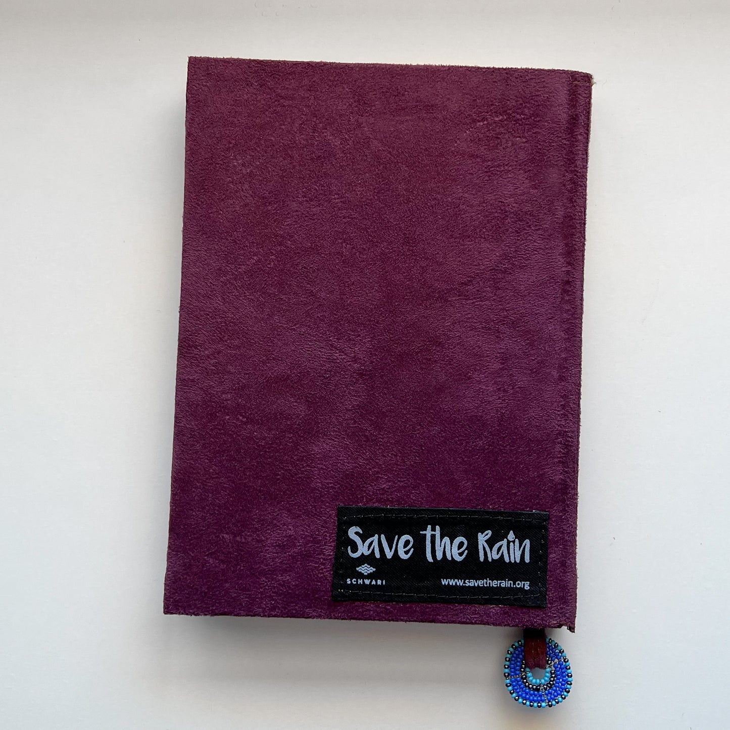 Notebook Wrapped in Kitenge Fabric, Medium- "Grapes"
